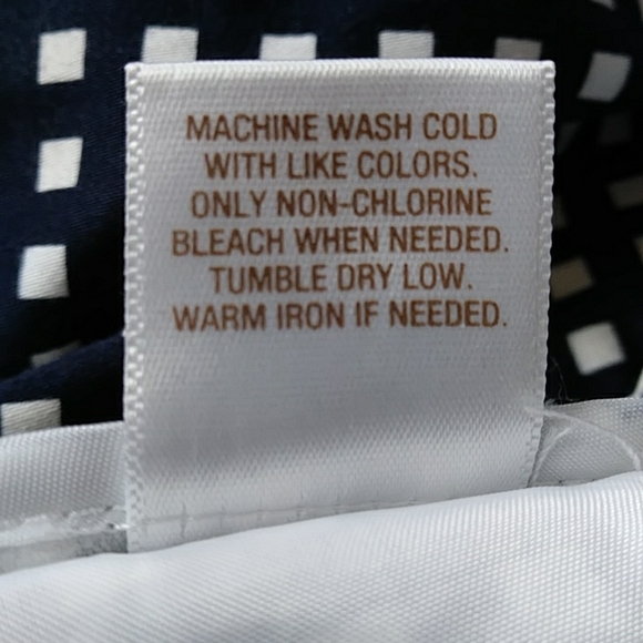 NWOT Roz & Ali Signature Fit Square Pattern Pants 8 Black White - Picture 7 of 15